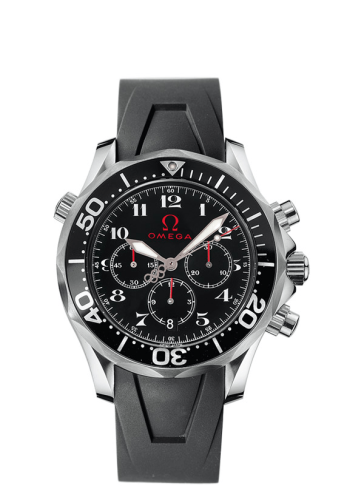 Omega Seamaster Diver 300M Automatic 41.5 Chronograph Stainless Steel / Black / Rubber / Olympic Timeless